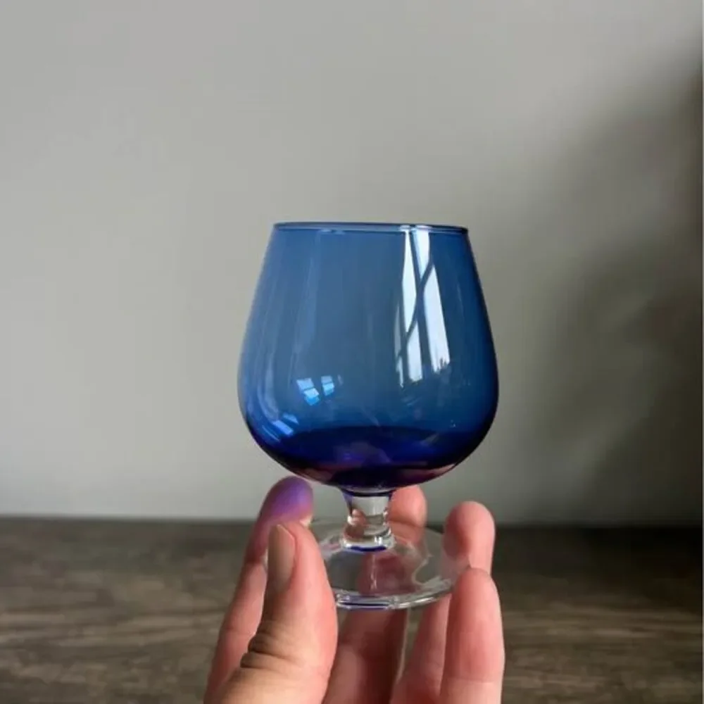 Four Multi-colored Cocktail Glasses